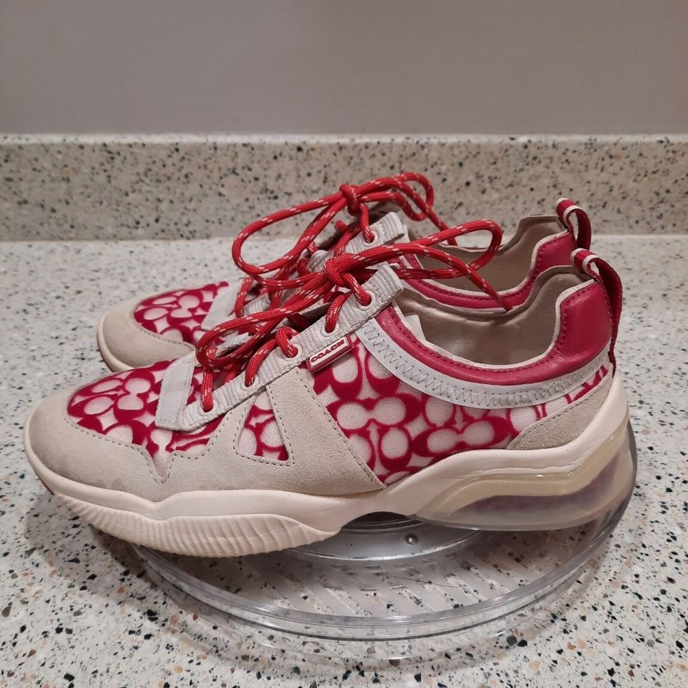 Coach City Sole G4972 Mesh Sneakers Hyacinth Pink Shoes Size 8 - Picture 3 of 6